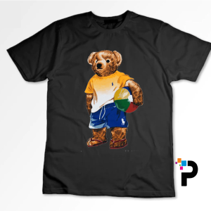 Bear T Shirt Print – Black And White Bear Tshirt
