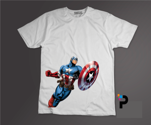 Captain America Tshirt Printing