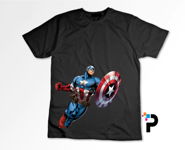 Captain America Tshirt Printing