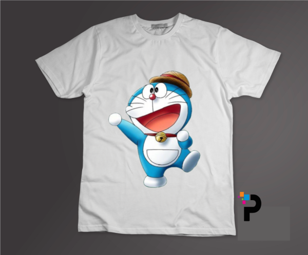 Doremon Cartoon Tshirt Print