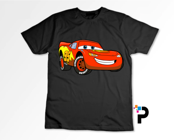 McQueen Car Tshirt Print