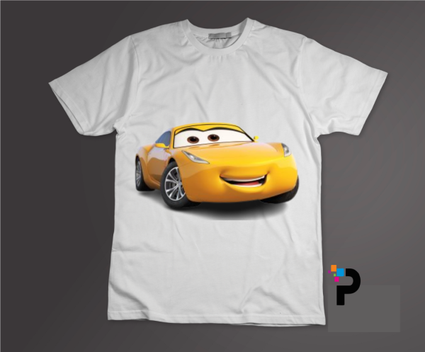 Mcqueen Car Racing Tshirt Print