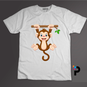 Customized Monkey Tshirt Print