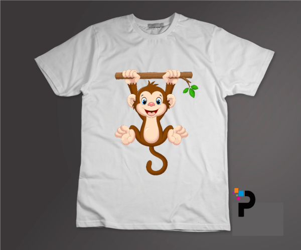 Customized Monkey Tshirt Print