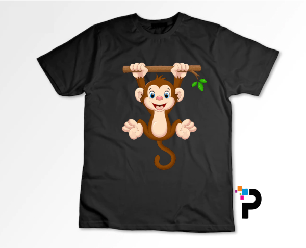 Customized Monkey Tshirt Print