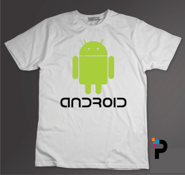 Andriod Logo Tshirt Print