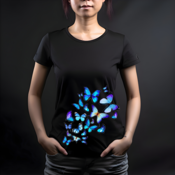 Butter Fly Tshirt Print