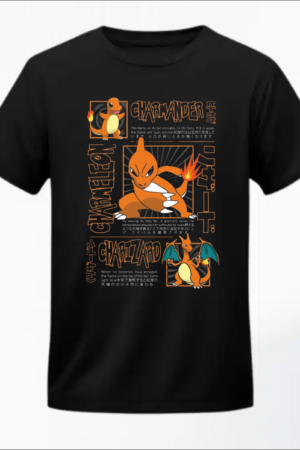 Charmander Cartoon Tshirt Print