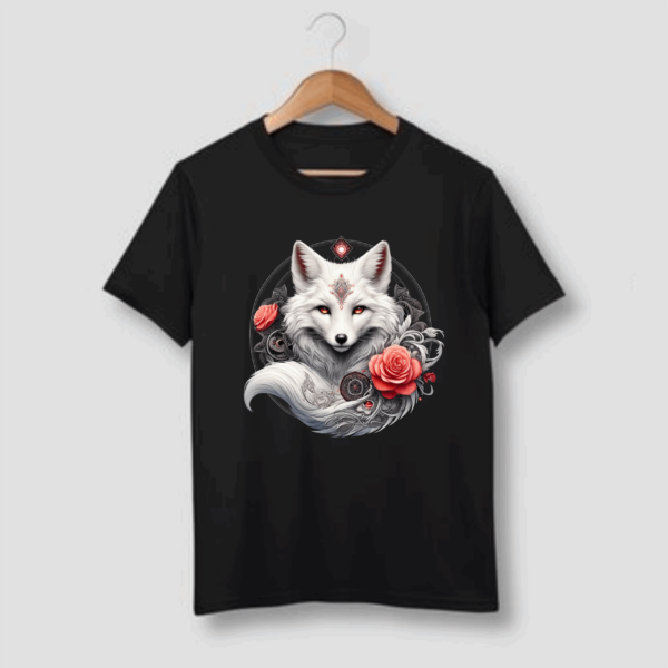 Fox With Roses Tshirt