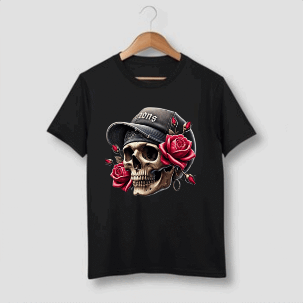 Gangstar Skull with Roses