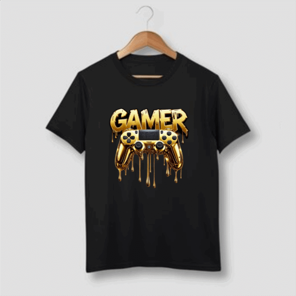 Gold Gamer Count Roller Tshirt