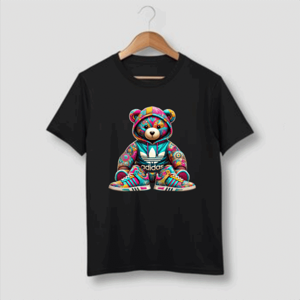 Hip Hop Graffiti Teddy Bear Tshirt