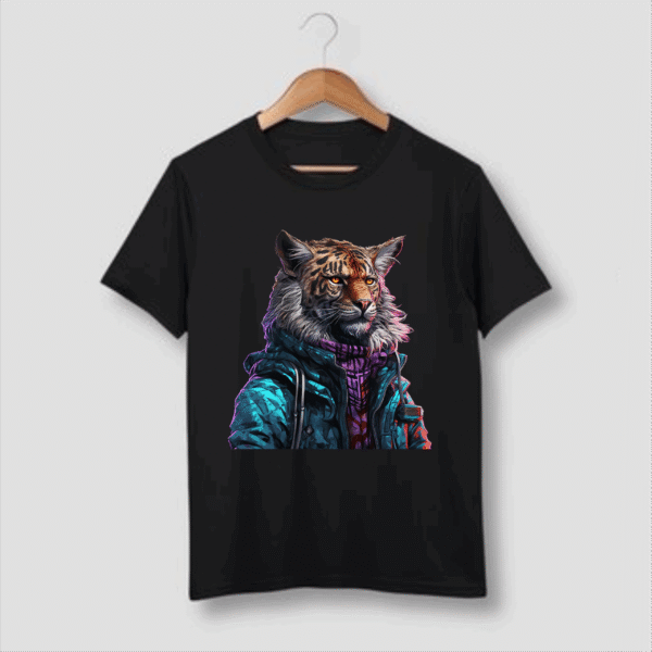 Streetwear Lion Tshirt Print