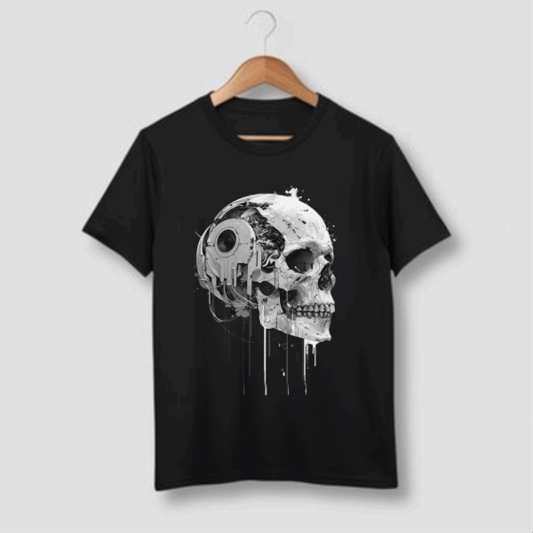 Techpunk Skull Tshirt