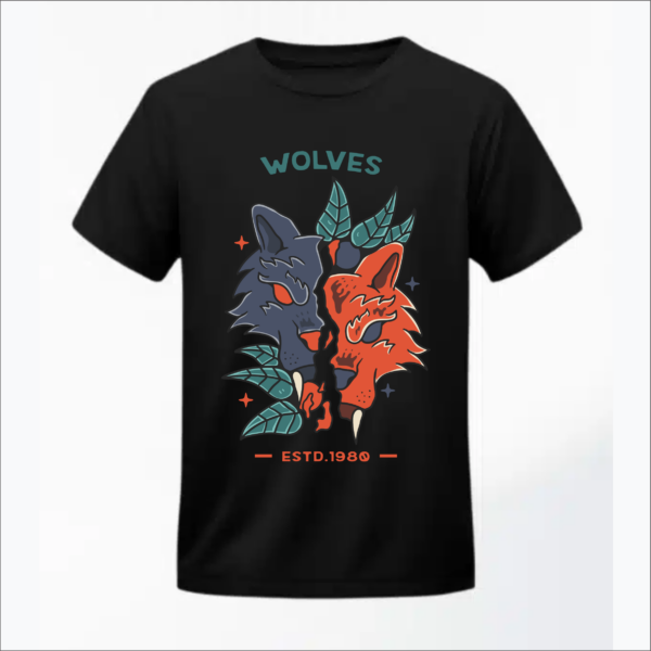 Wolves Tshirt Print